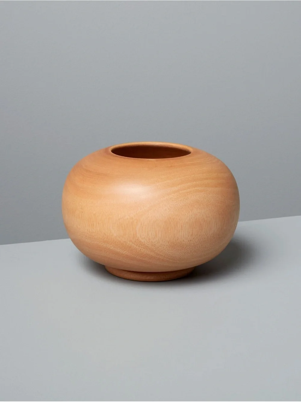 Handcrafted Mangoo Wood Bowl Vase